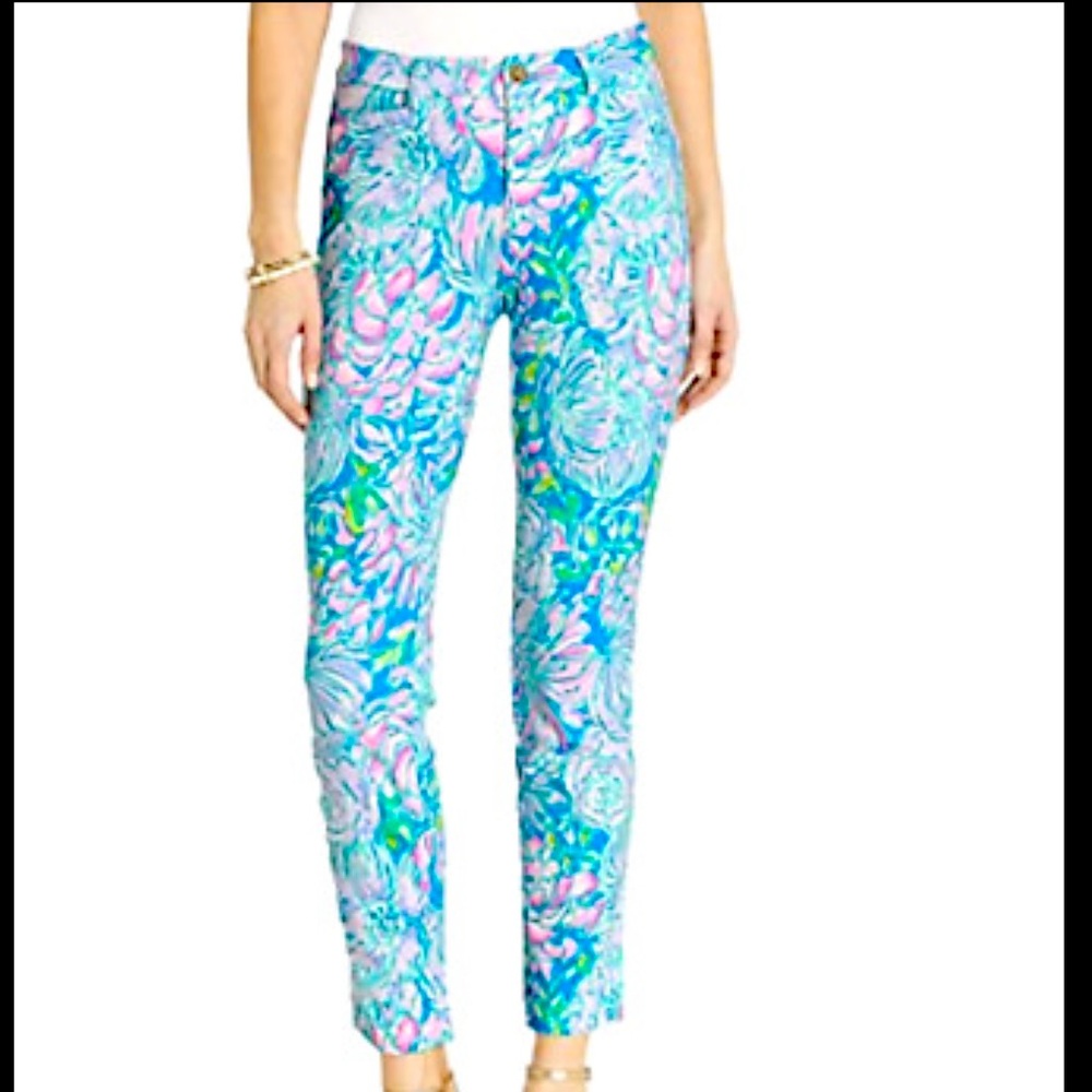 NWT Lilly Pulitzer Kelly Skinny Pants - Sz 6